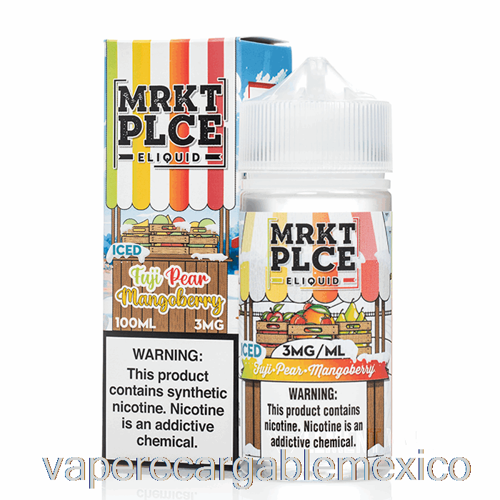 Vape Recargable Ice Fuji Pera Mangoberry - Mrkt Plce - 100ml 6mg